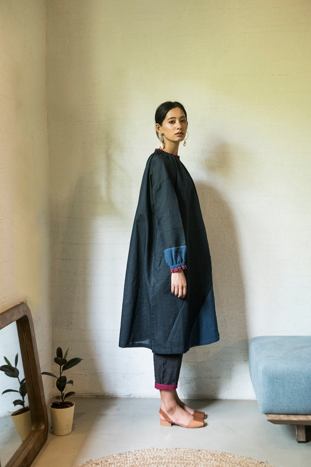 JAYLEN BLACK TUNIC DRESS