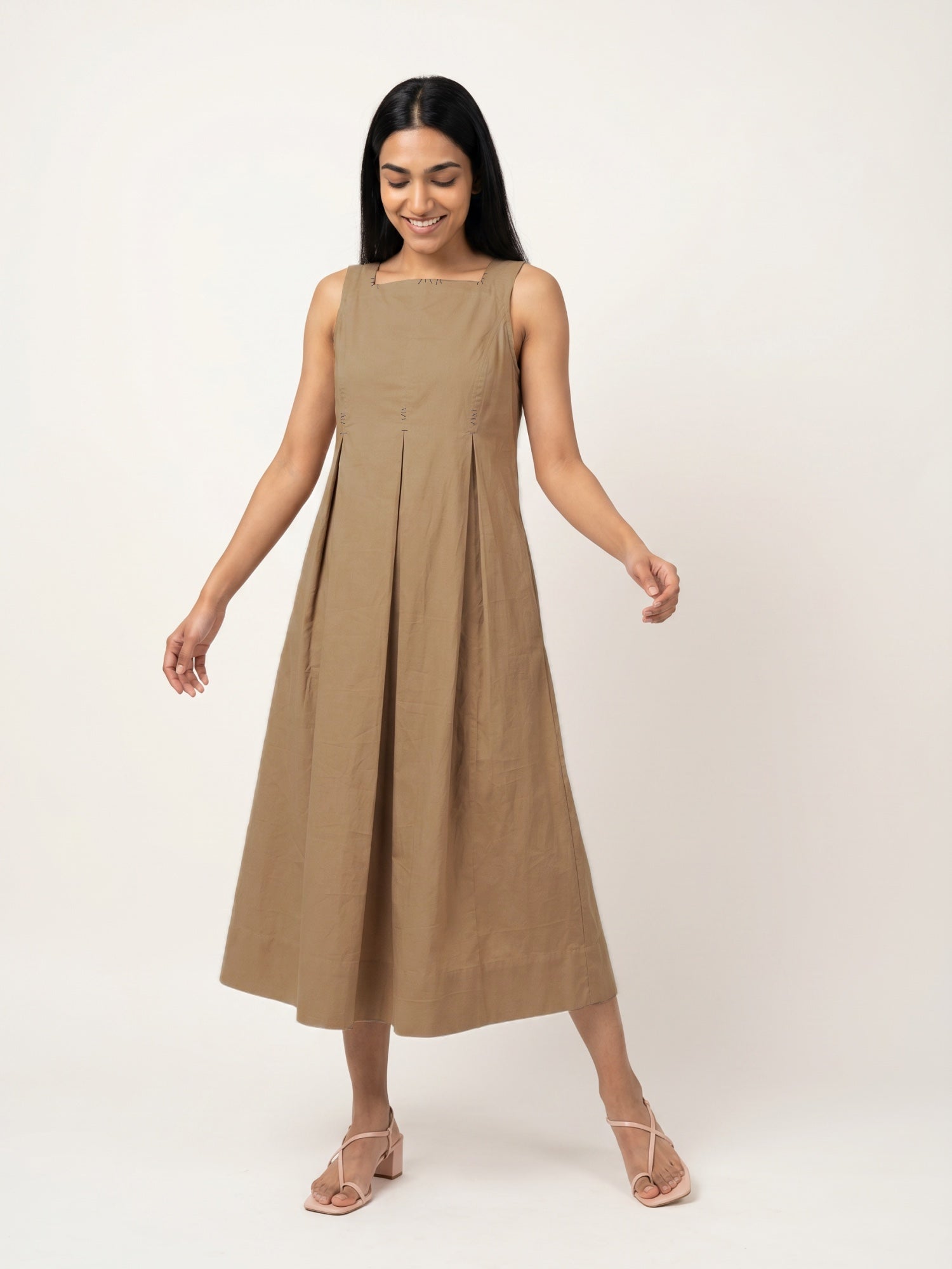 NATALIE BEIGE DRESS