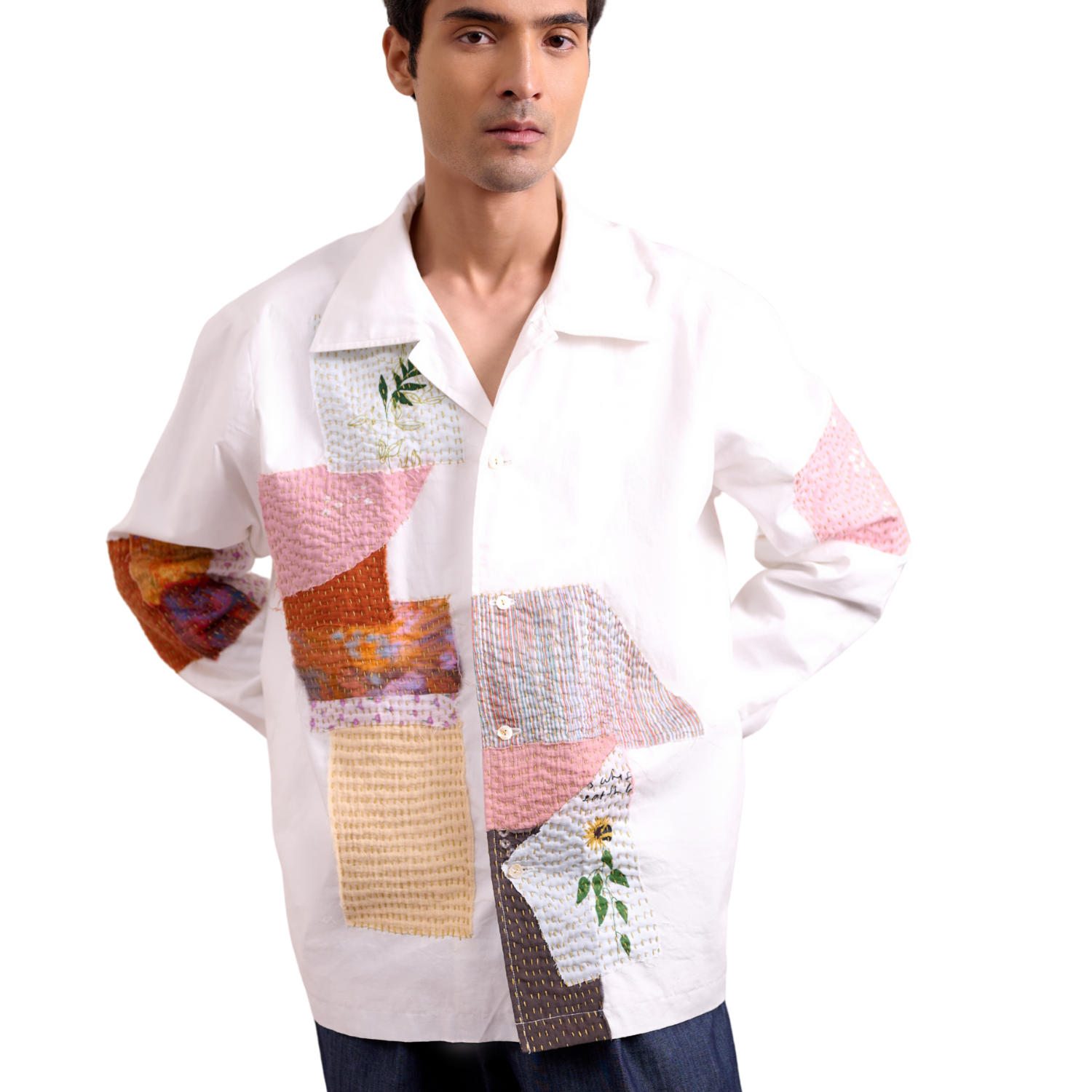 NOVELLE PATCHWORK SHIRT