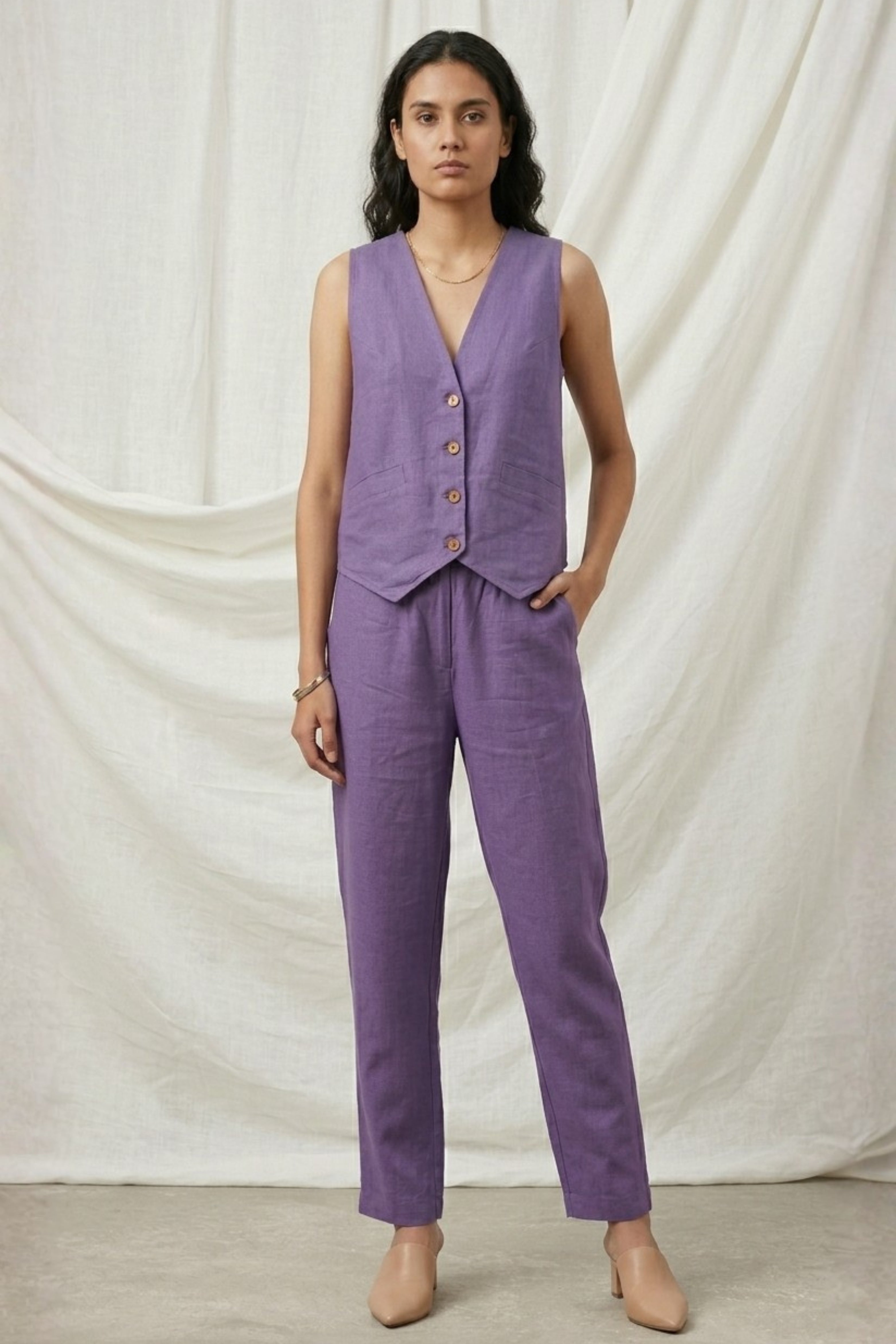 Waris Purple Pants