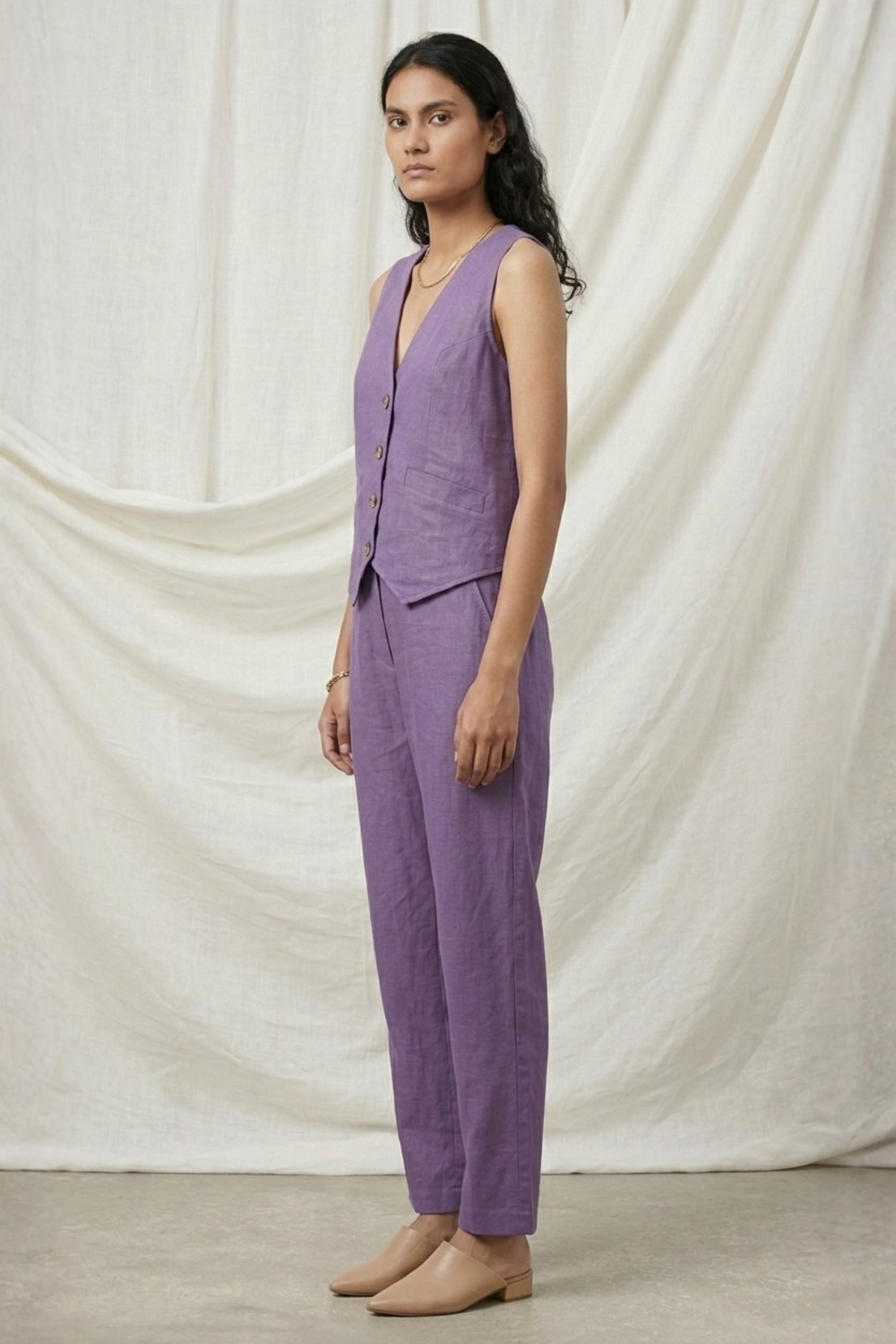 Francis Purple Waistcoat