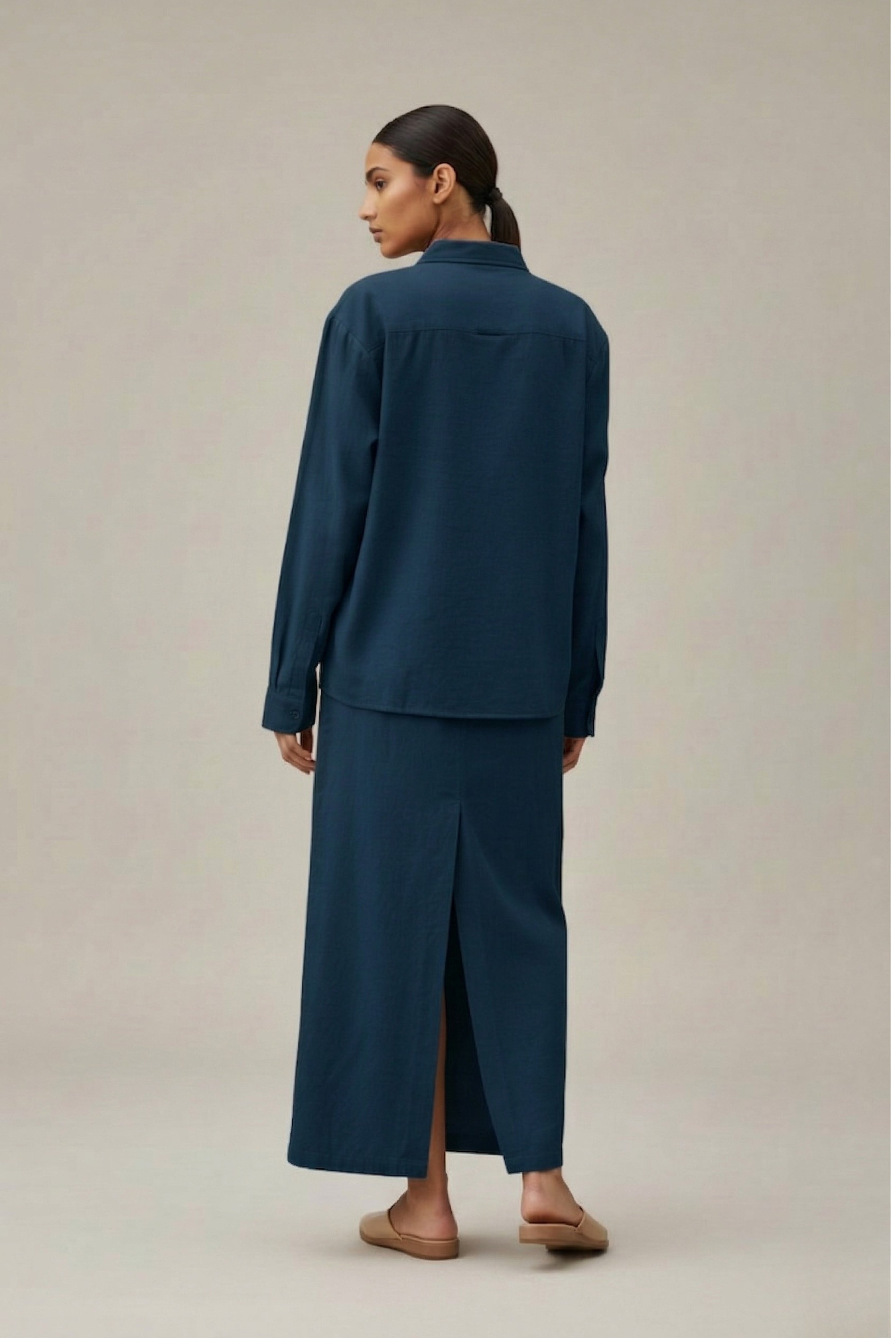 ABBY MIDNIGHT BLUE SKIRT