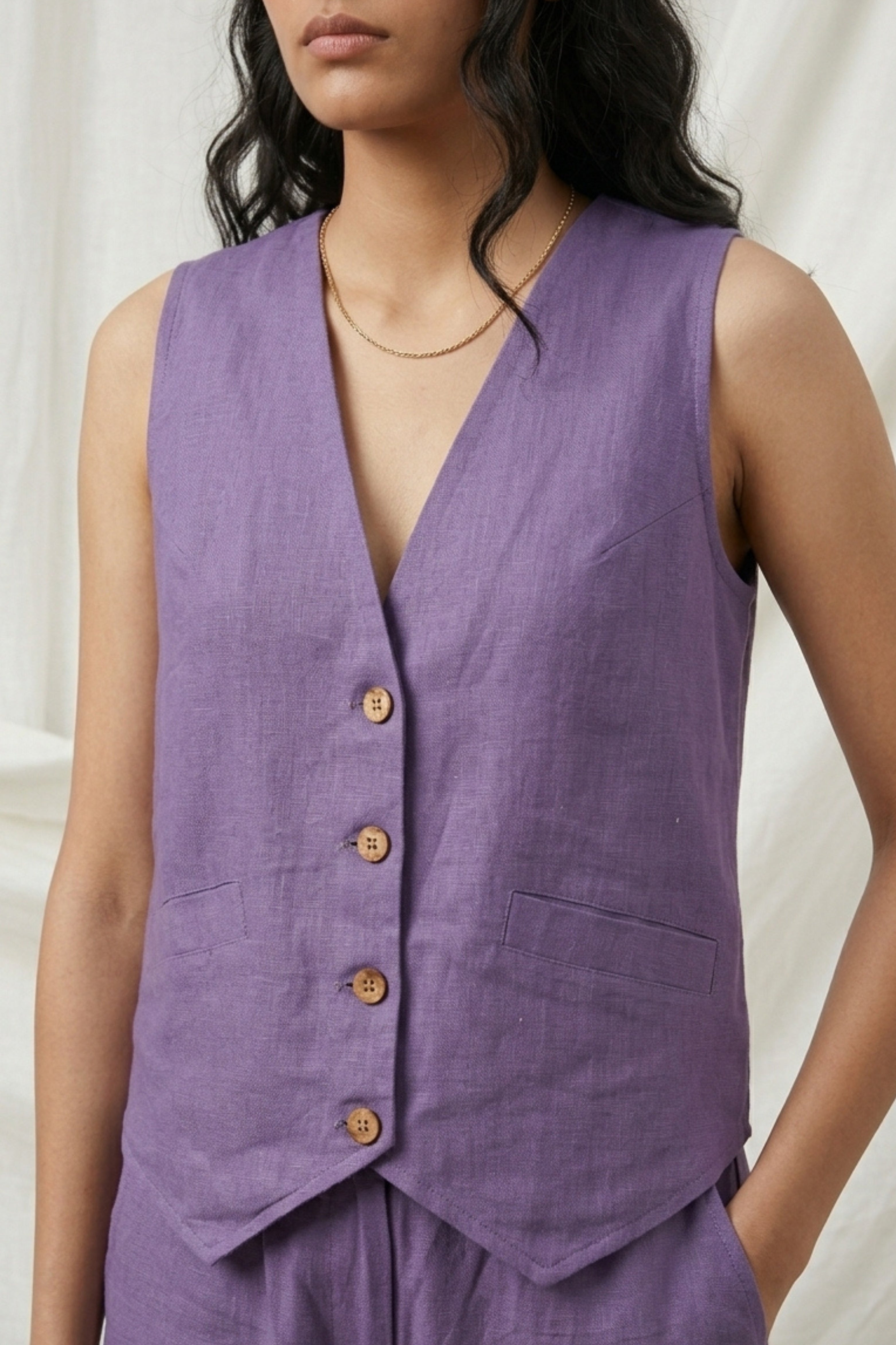 Francis Purple Waistcoat