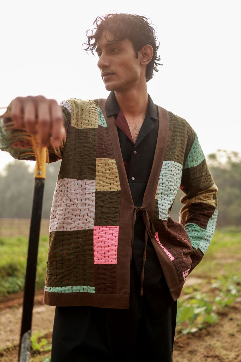 AVERY KANTHA PATCHWORK JACKET