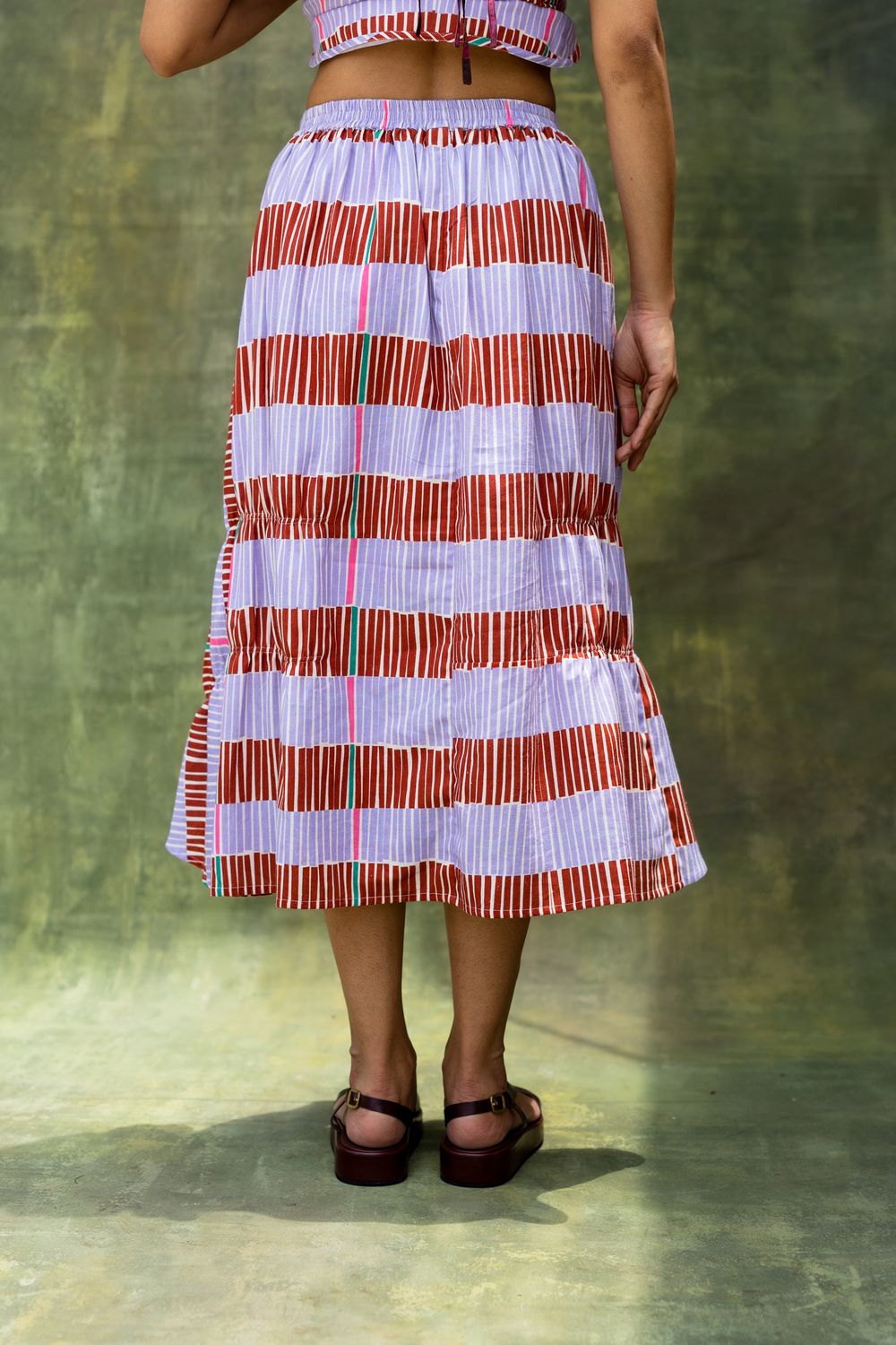 Lizzy Striped Skirt