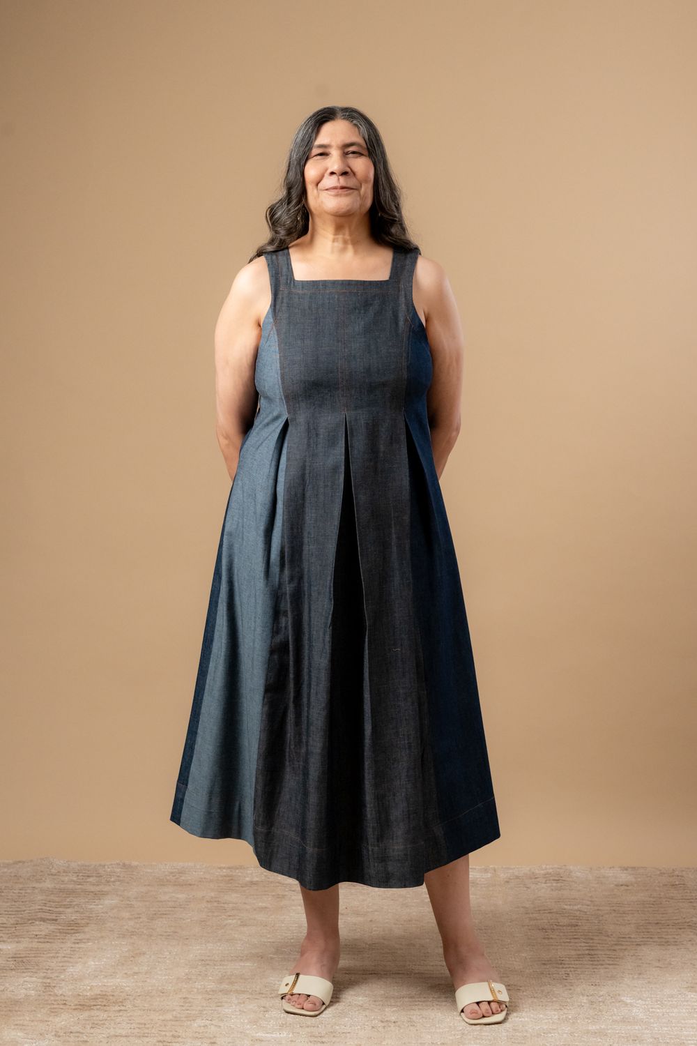 NATALIE DENIM DRESS