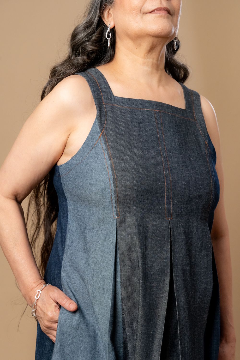 NATALIE DENIM DRESS