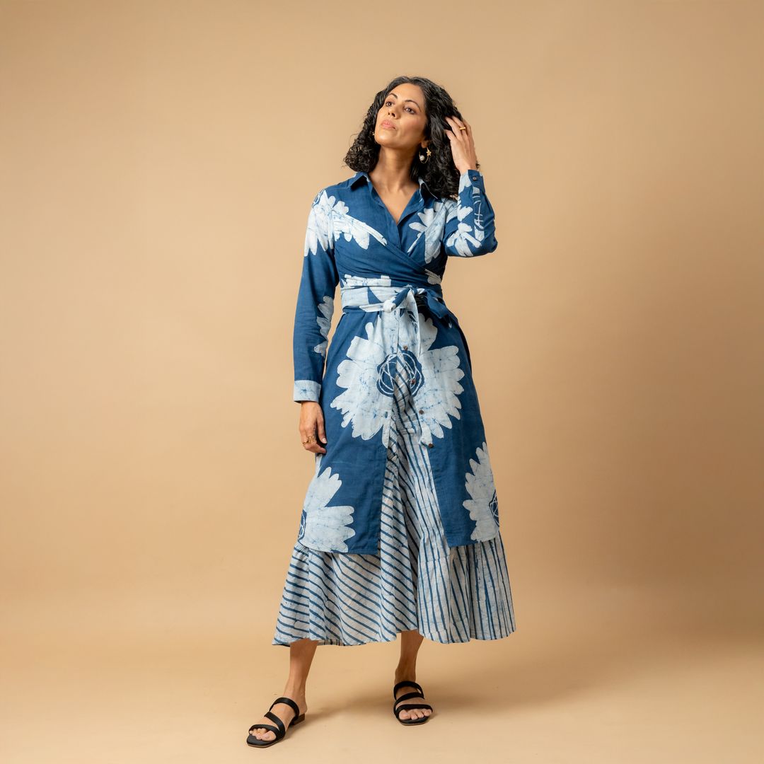 THEA BATIK FLOWER DRESS