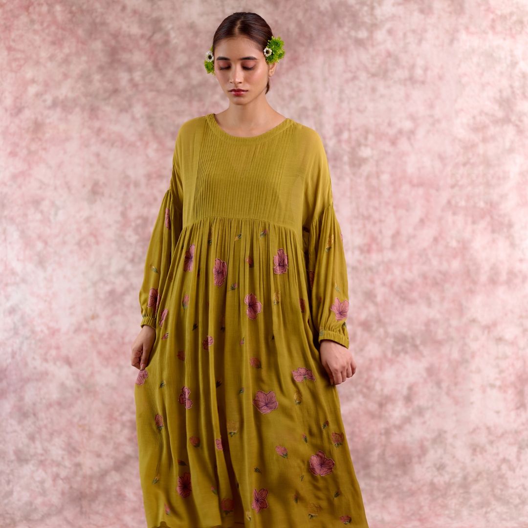 VERA EMBROIDERED DRESS