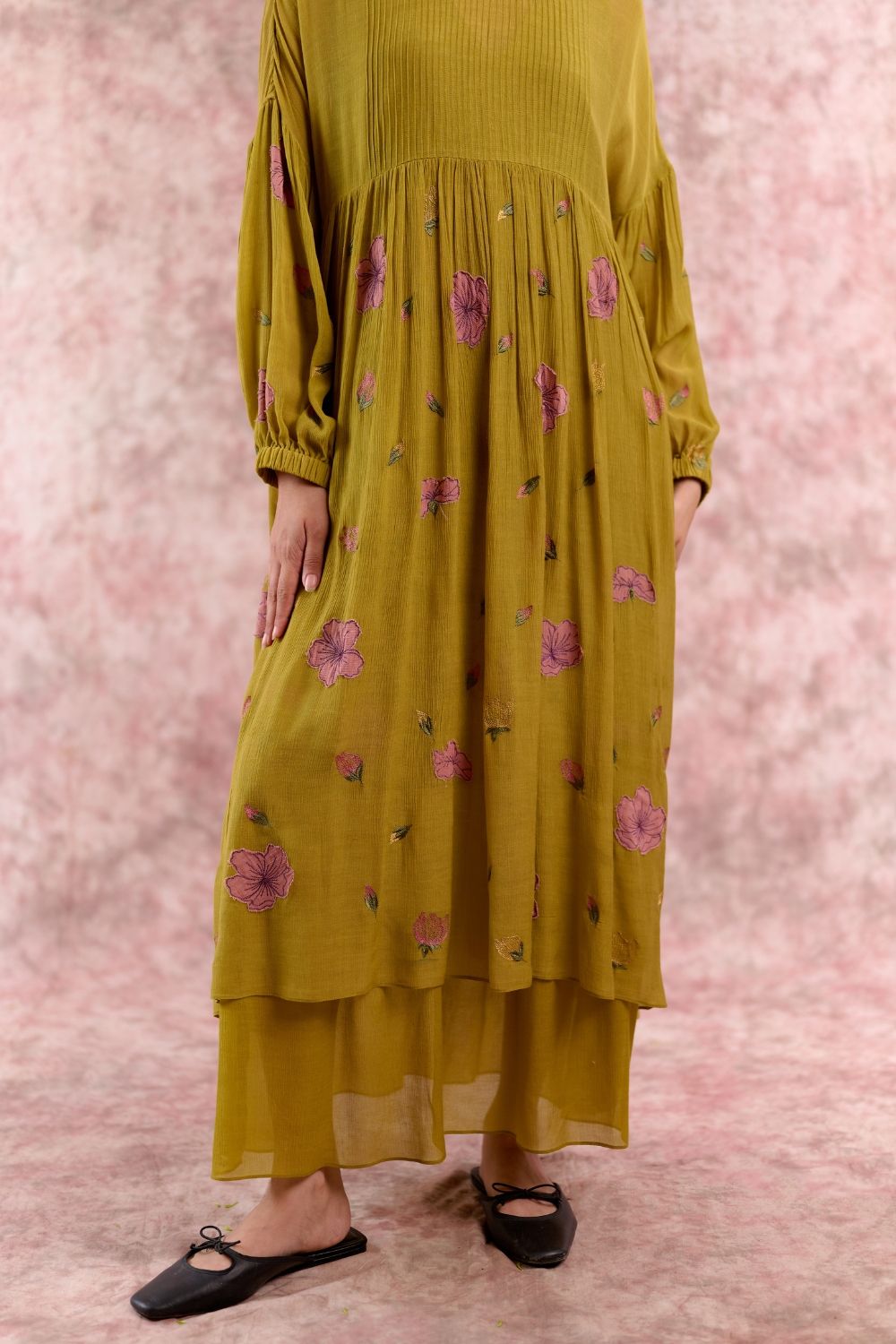 VERA EMBROIDERED DRESS
