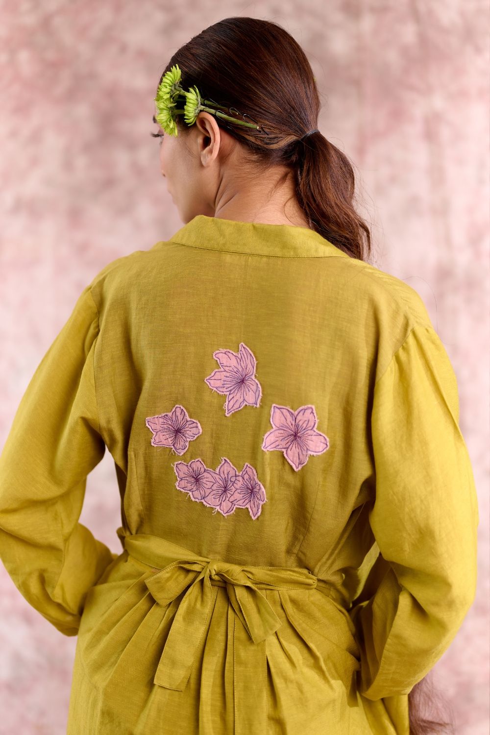 CAROLLE EMBROIDERED DRESS