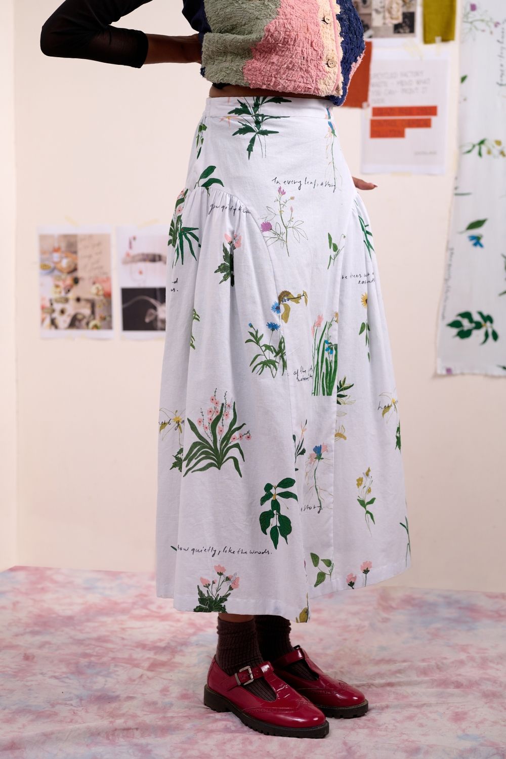 VELORA PRINTED SKIRT