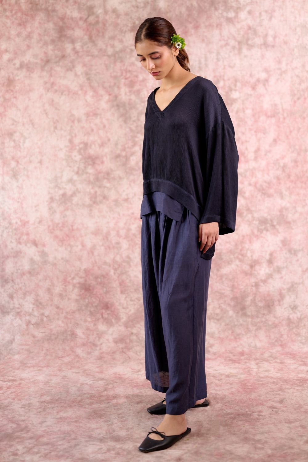 SAVANNA NAVY TOP