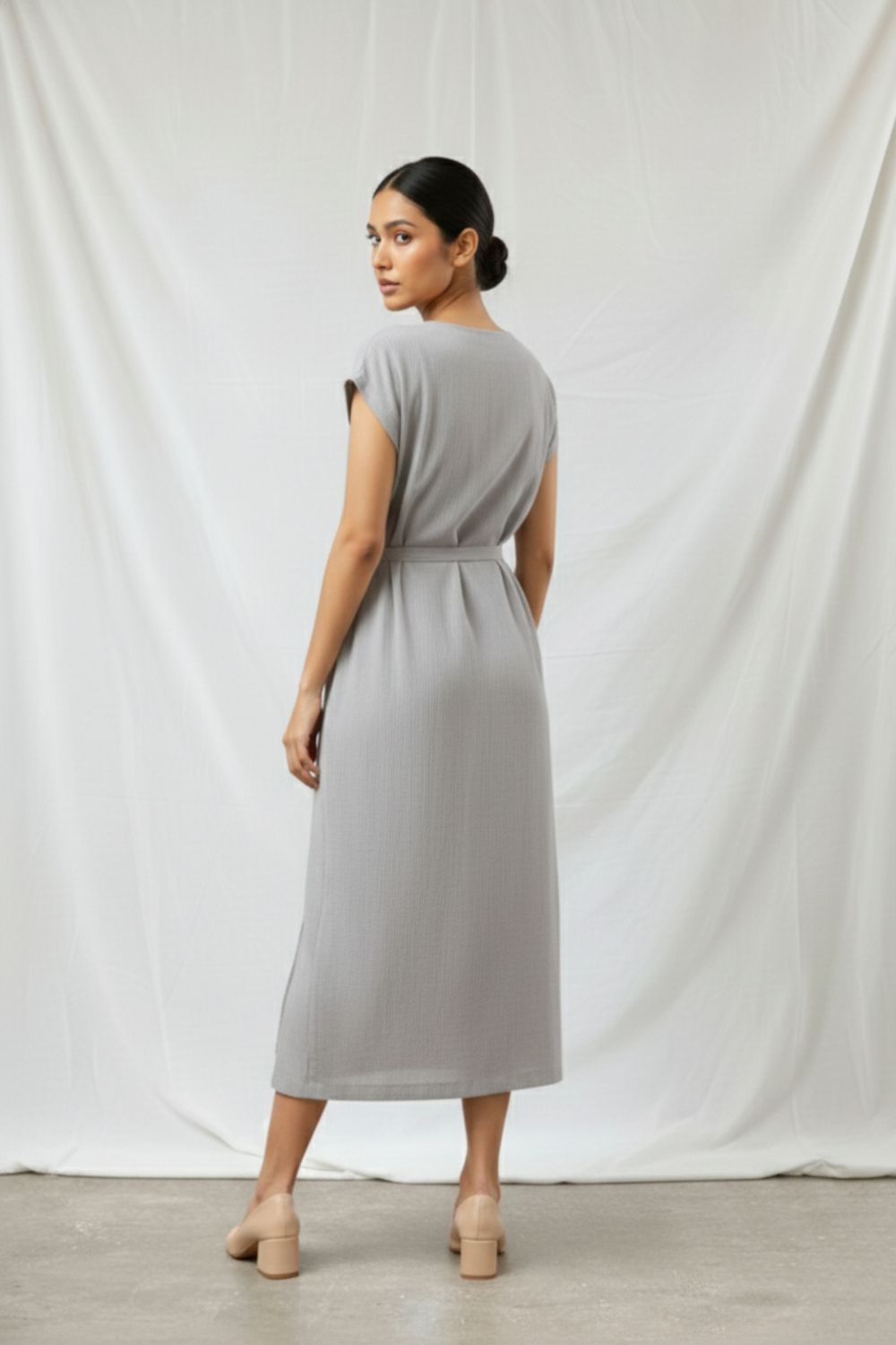 ERNA GREY DRESS