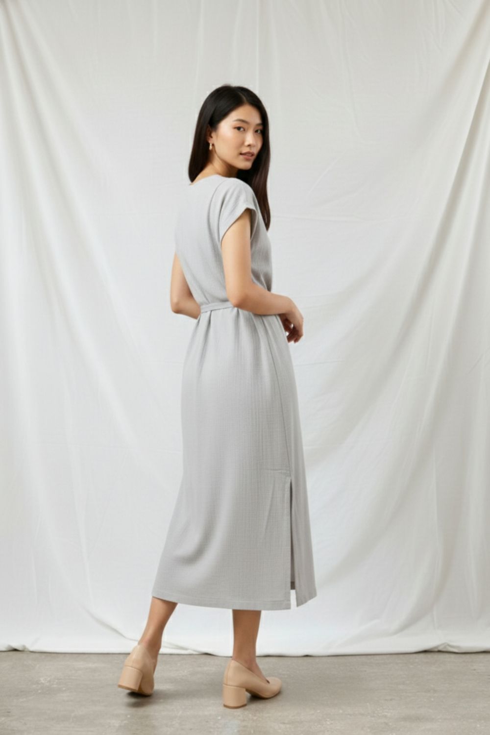 ERNA GREY DRESS