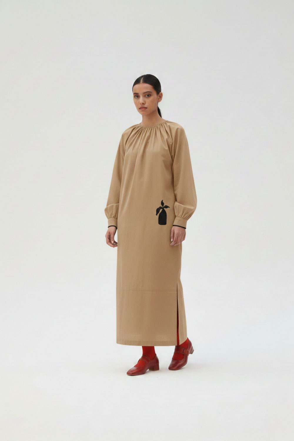 ASTRID BEIGE DRESS