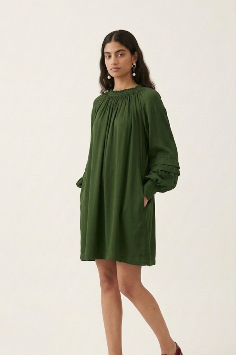 ALICE  OLIVE DRESS
