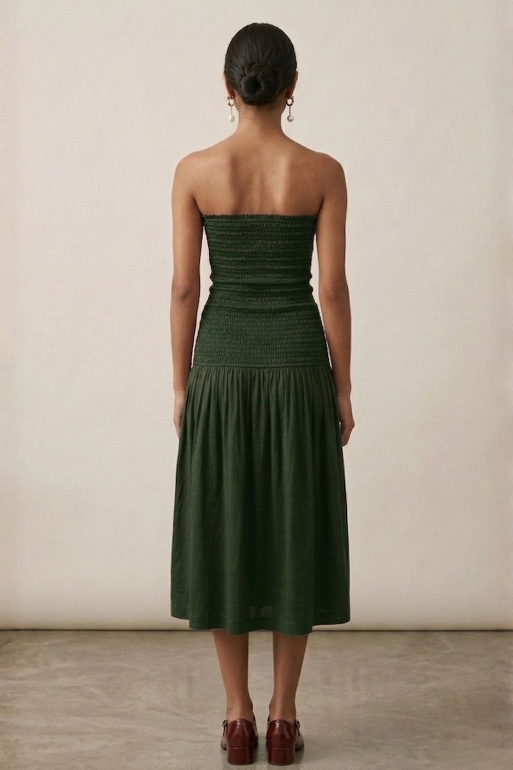 CHERRY GREEN DRESS