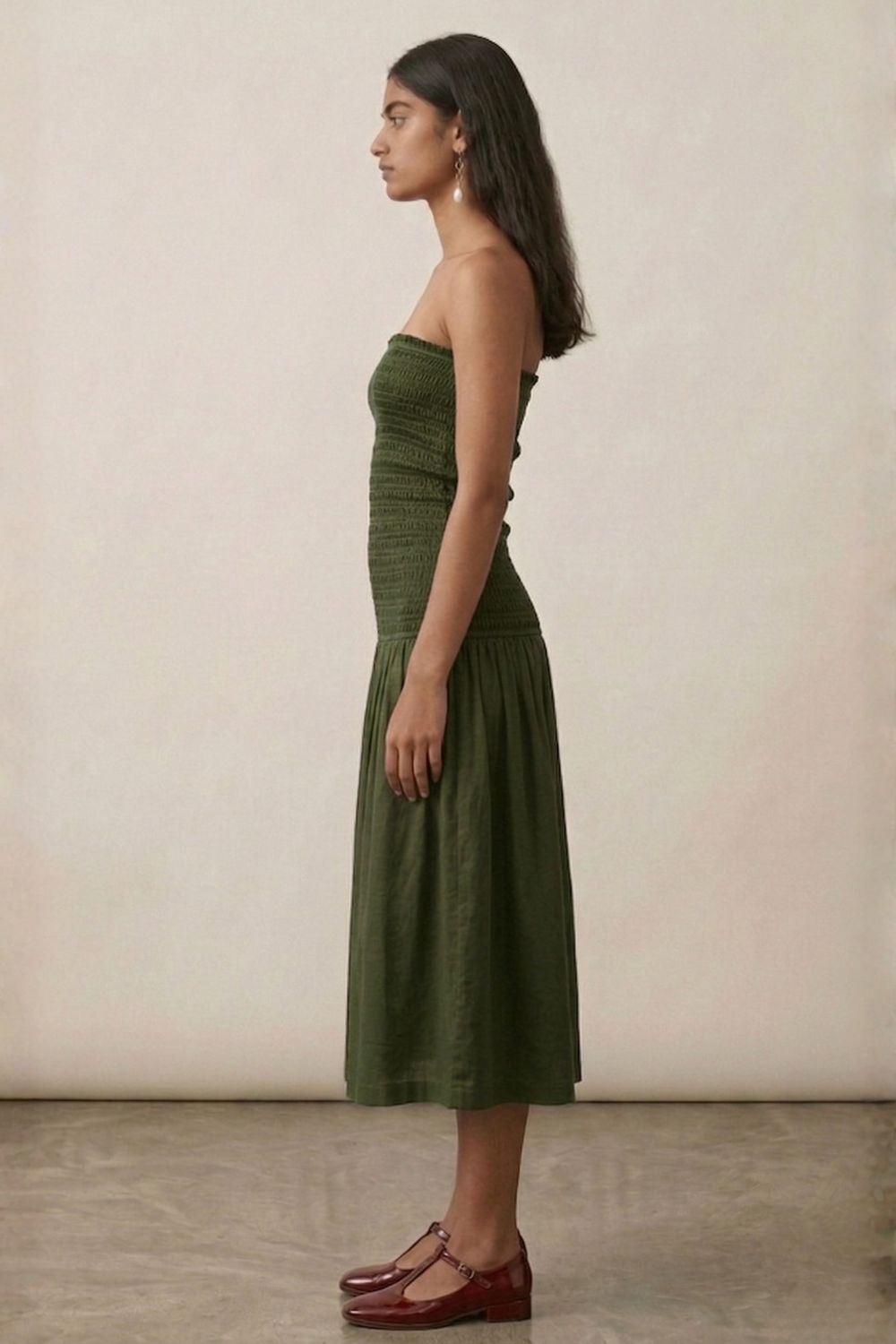 CHERRY GREEN DRESS