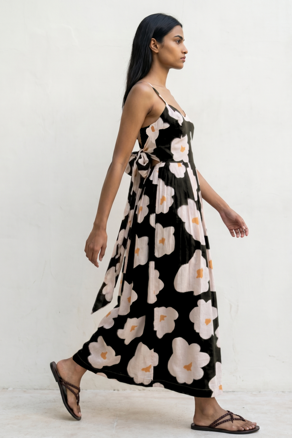 MARY FLORA PRINTED DRESS