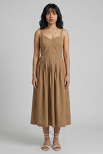 MARY BEIGE DRESS