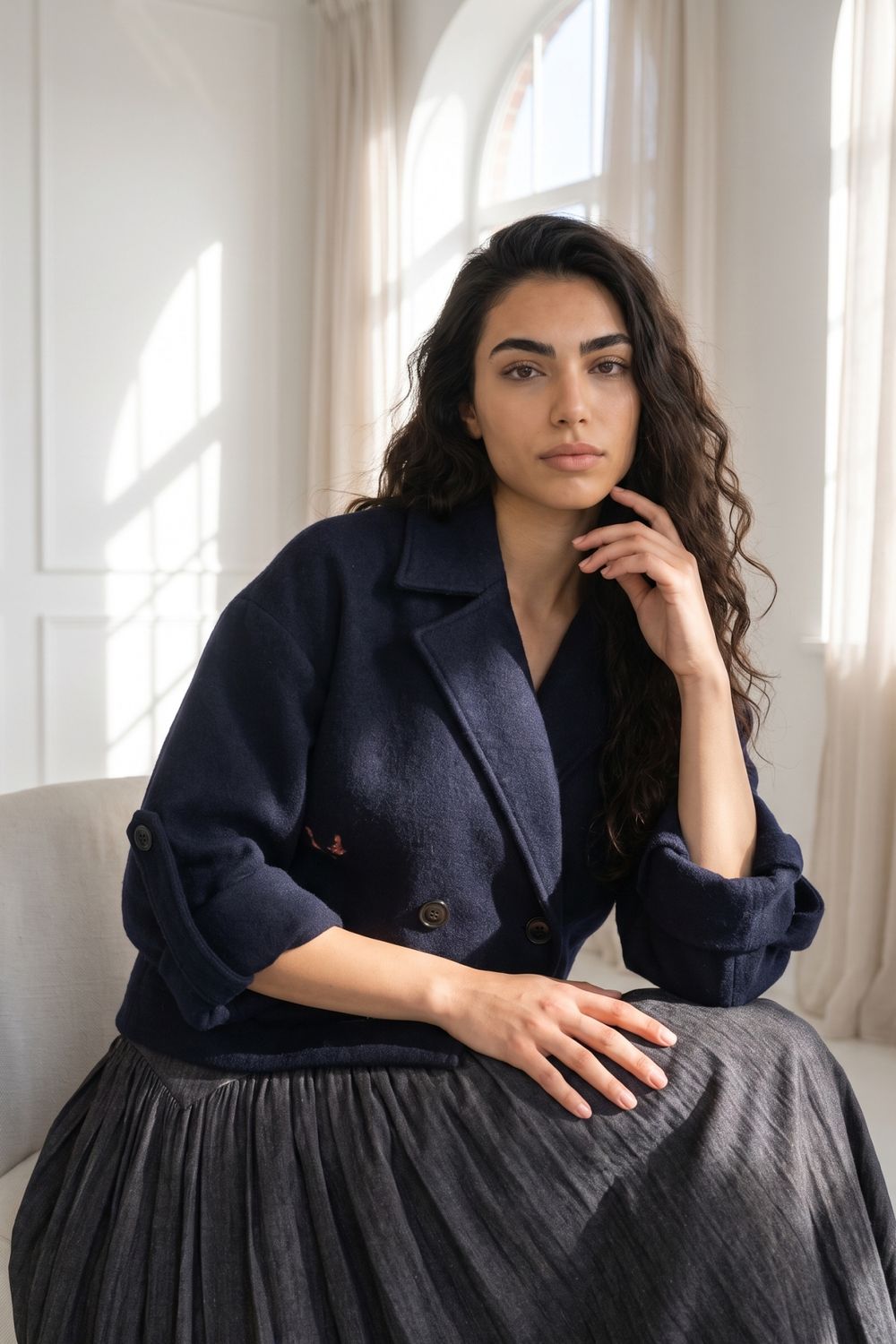 MARGO NAVY BLUE JACKET