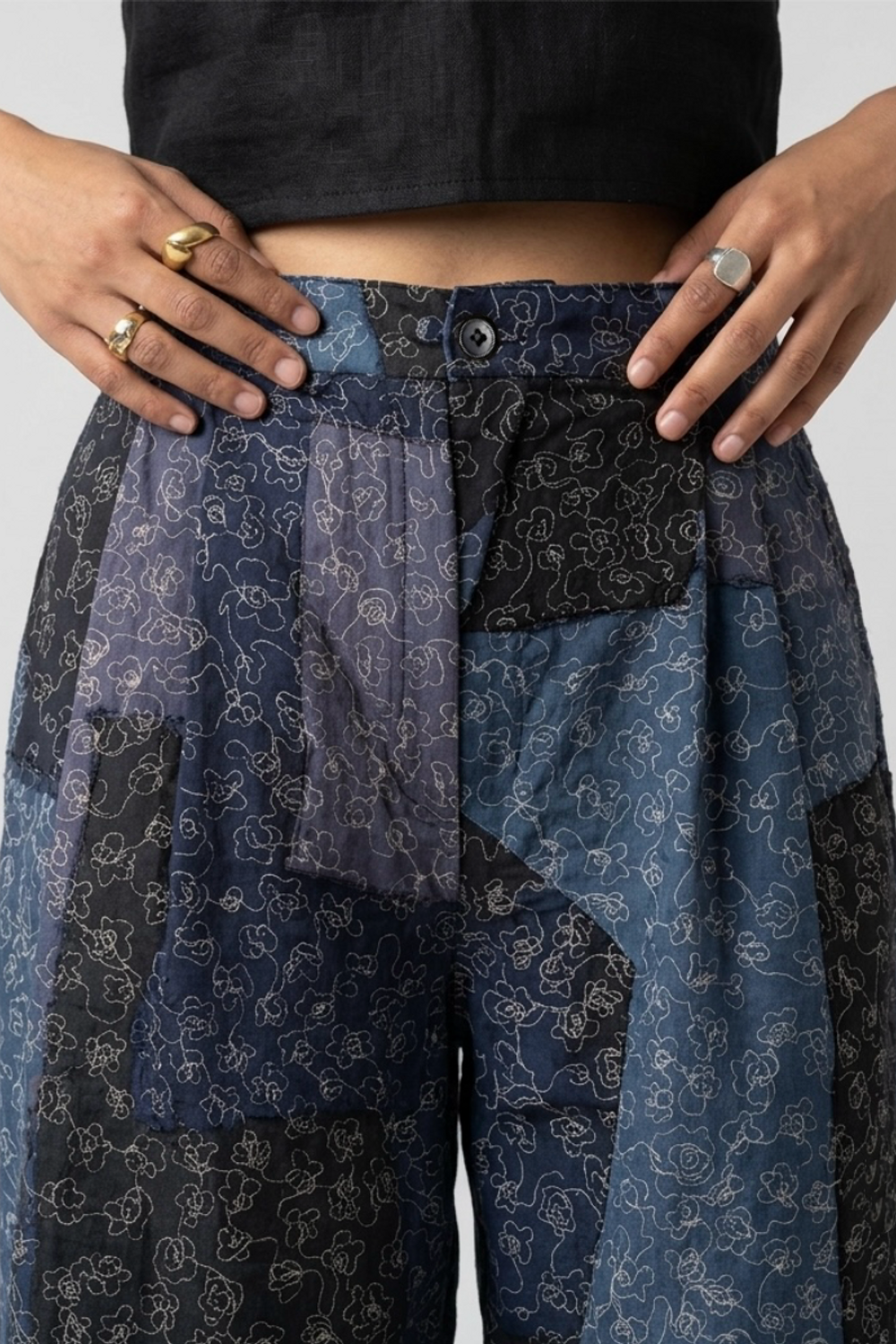 EMORA EMBROIDERED PANTS