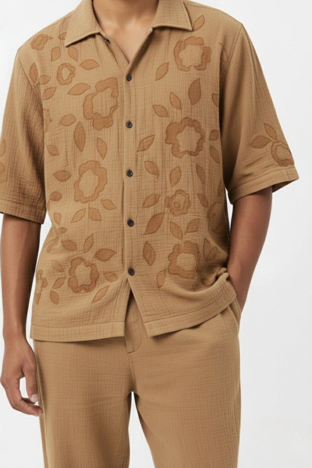 FLORIQUE BEIGE SHIRT