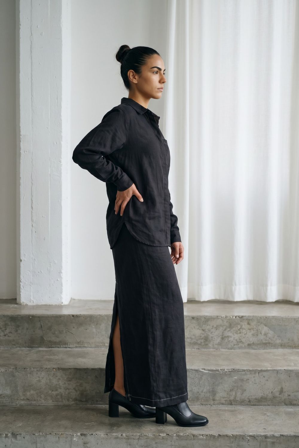 RENELLE BLACK SHIRT