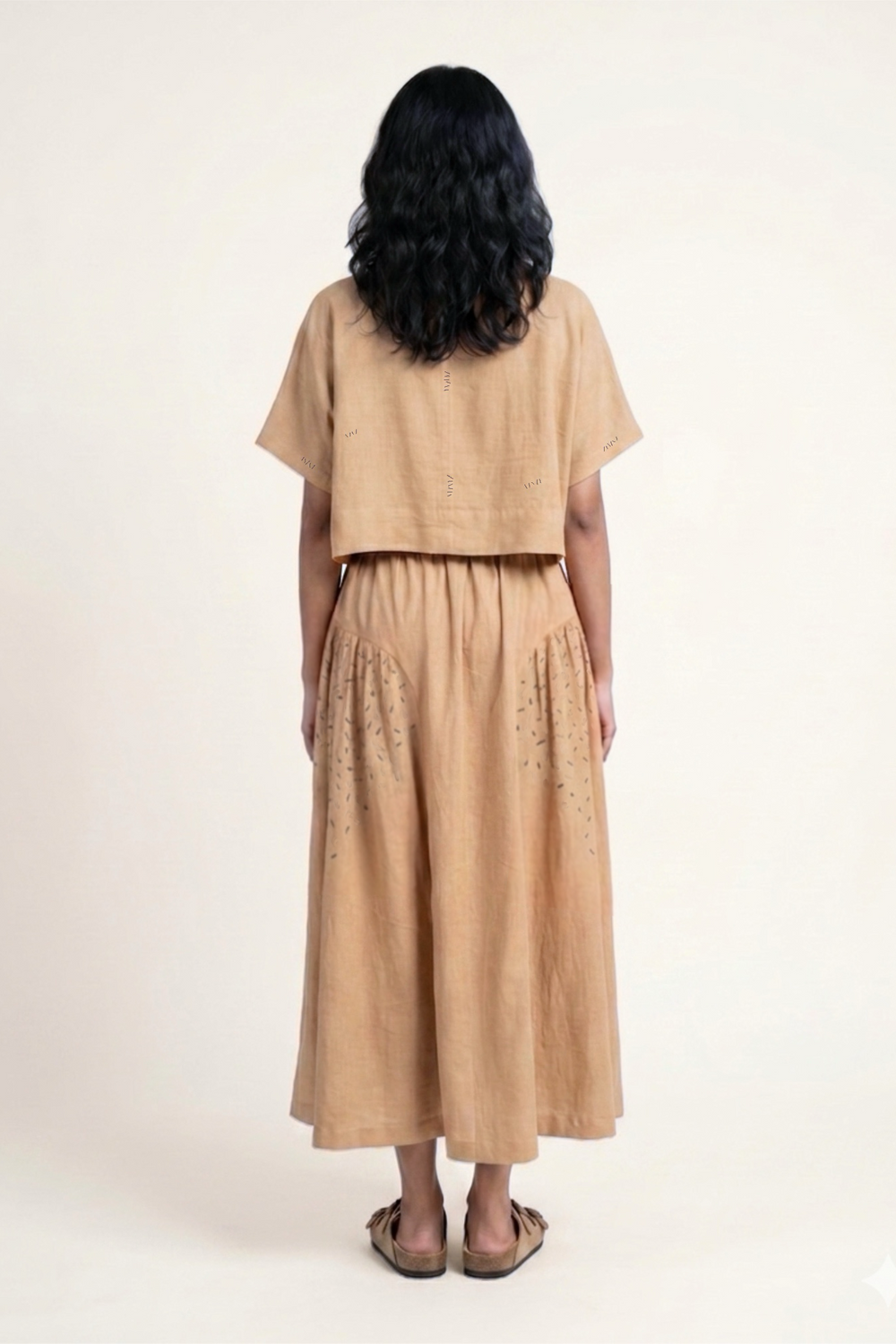 VELORA BEIGE SKIRT