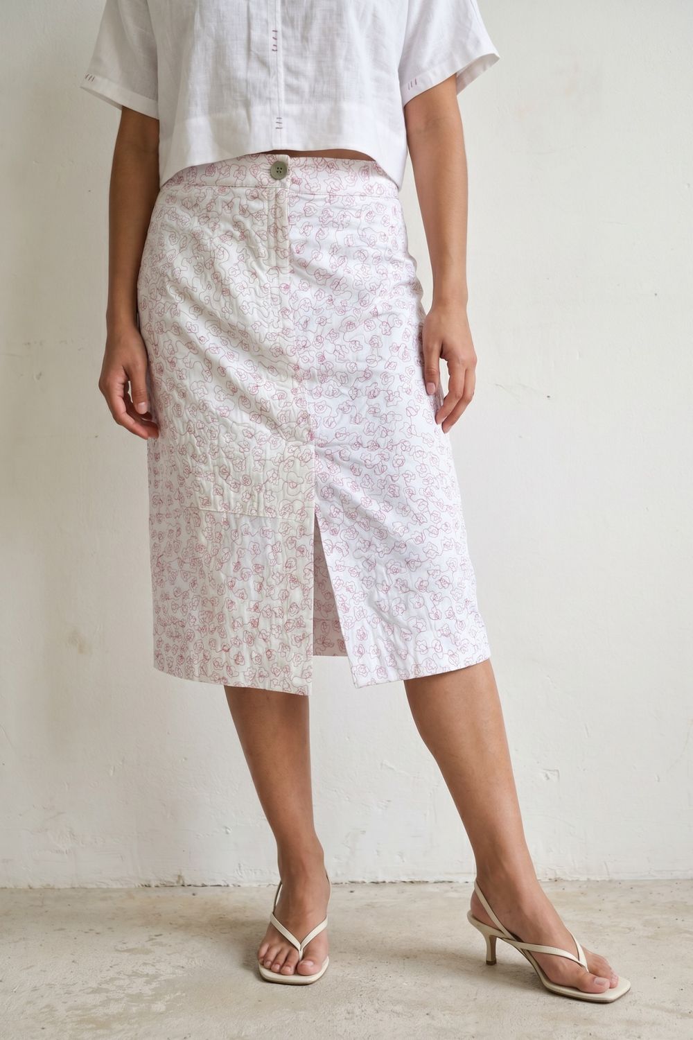 AMI EMBROIDEREDDRESS