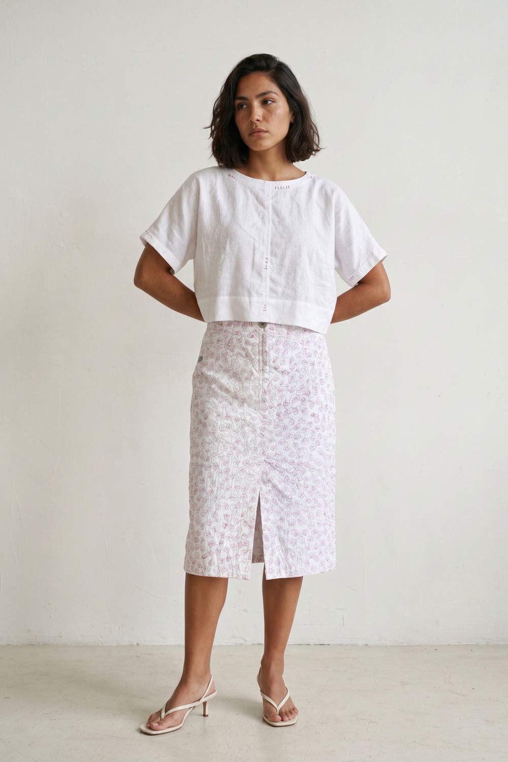 AMI EMBROIDEREDDRESS