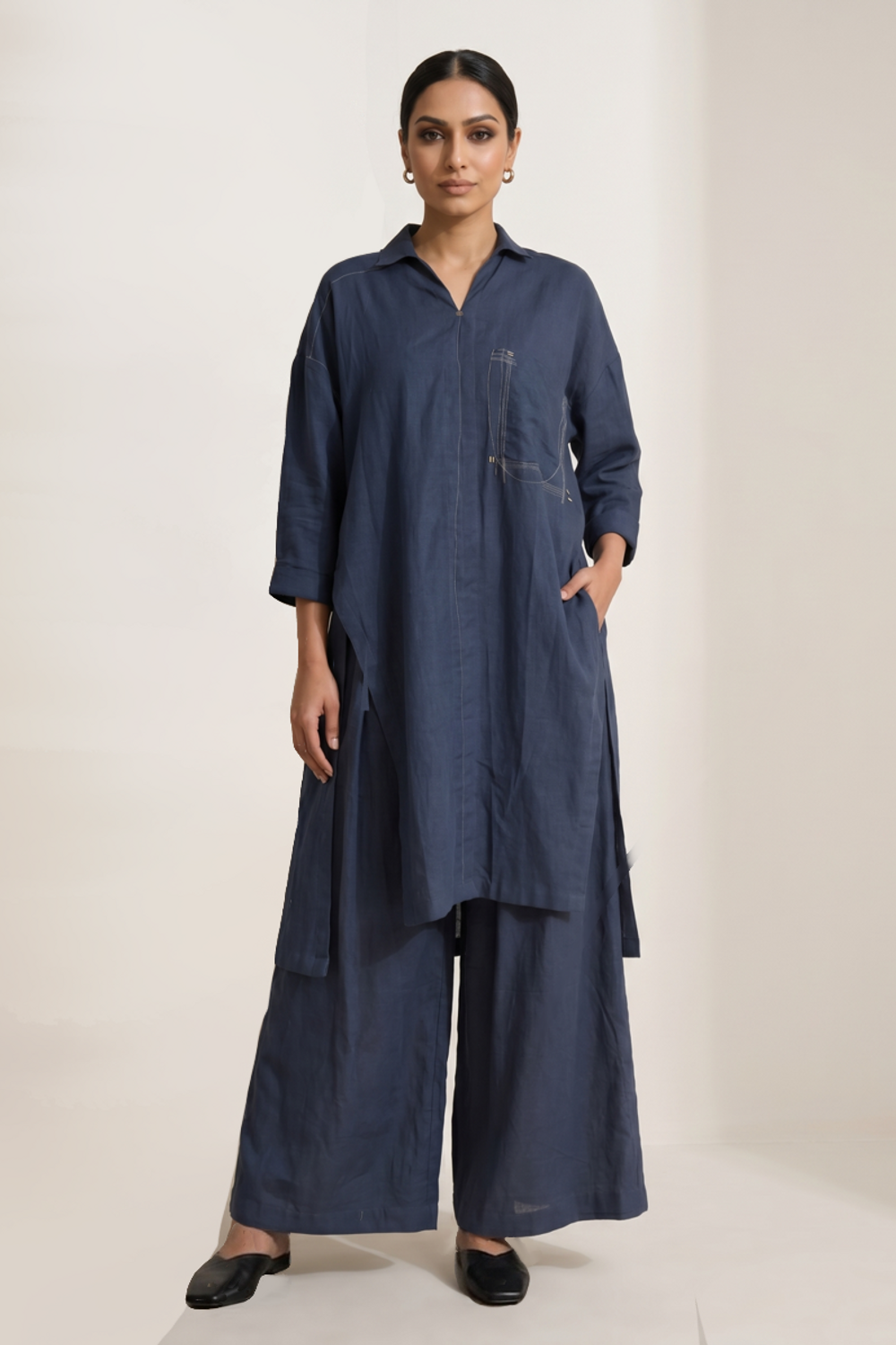 BLAKE MUTED INDIGO SET