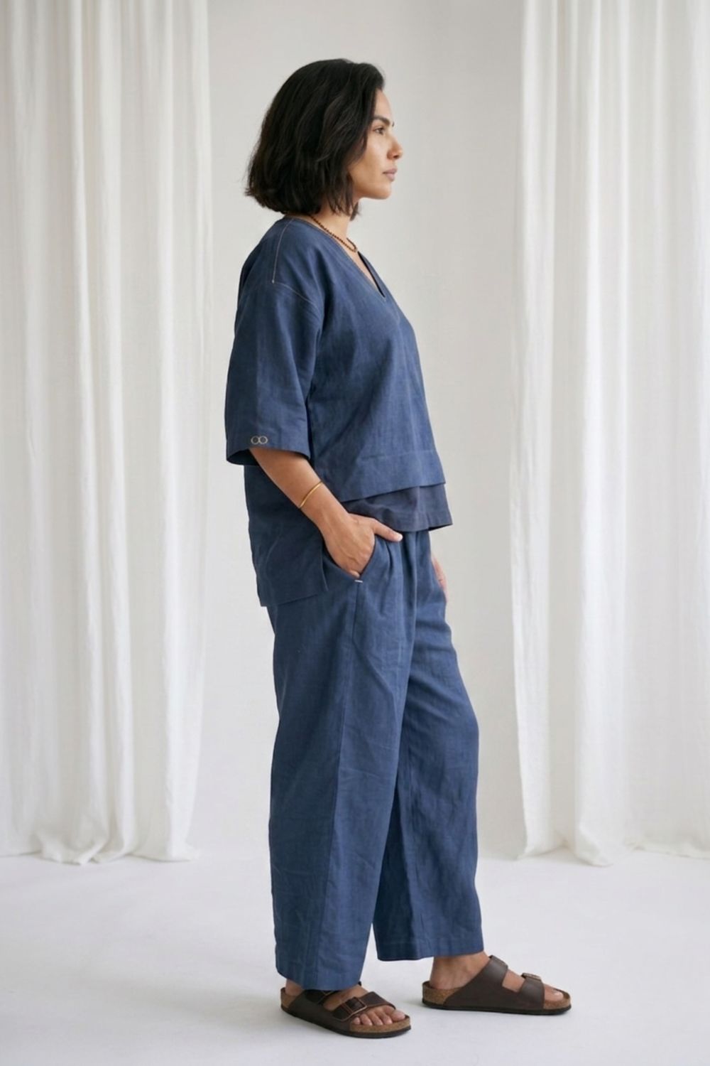 SAVANNA MUTED INDIGO  SET