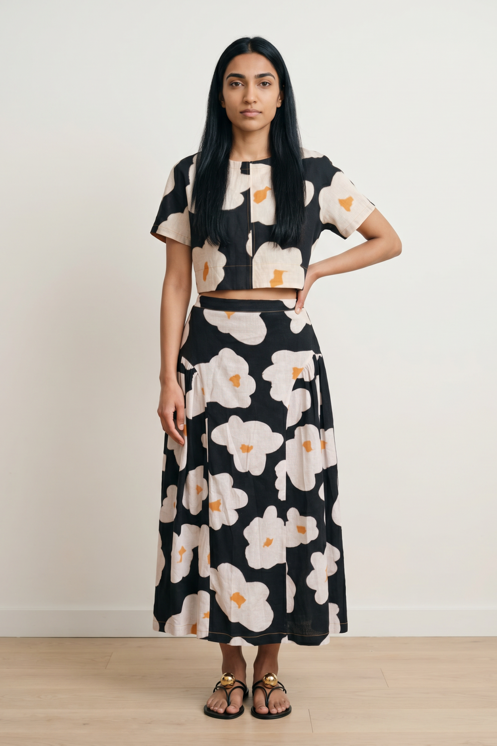 VELORA FLORA PRINTED SET