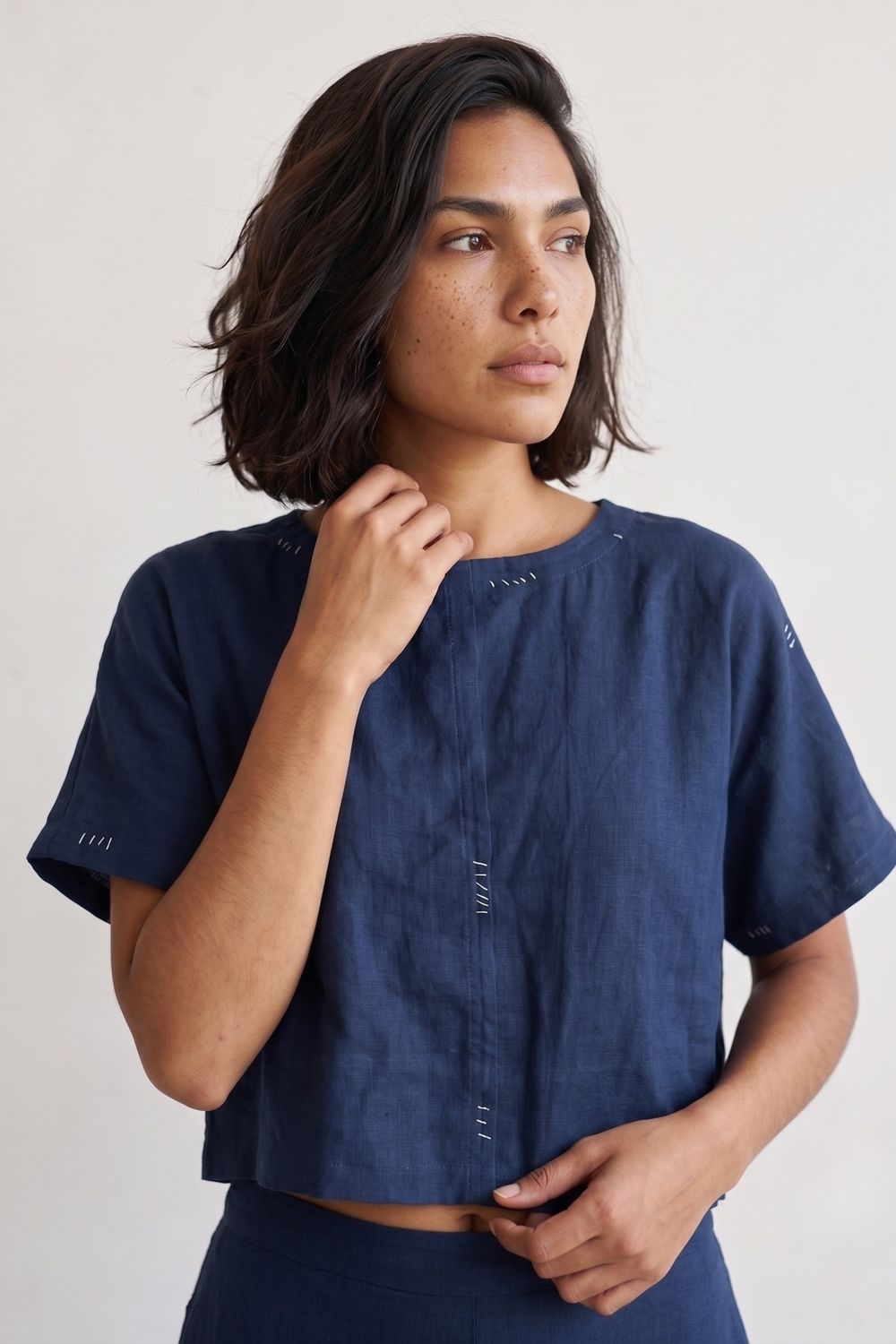 VELORA MUTED INDIGO SET