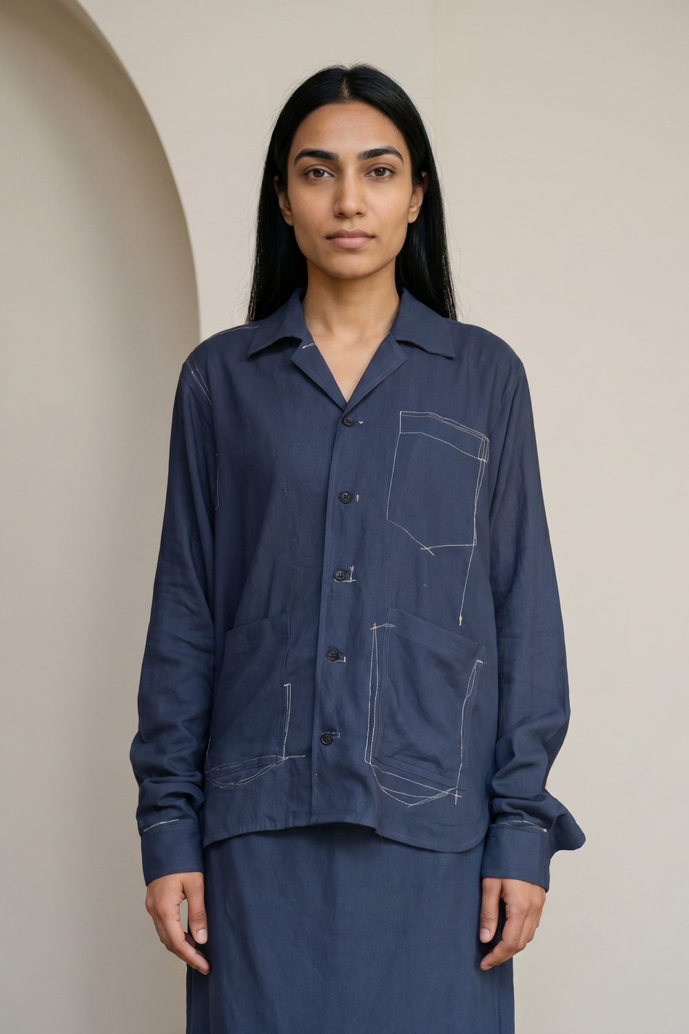 RENELLE MUTED INDIGO  SET