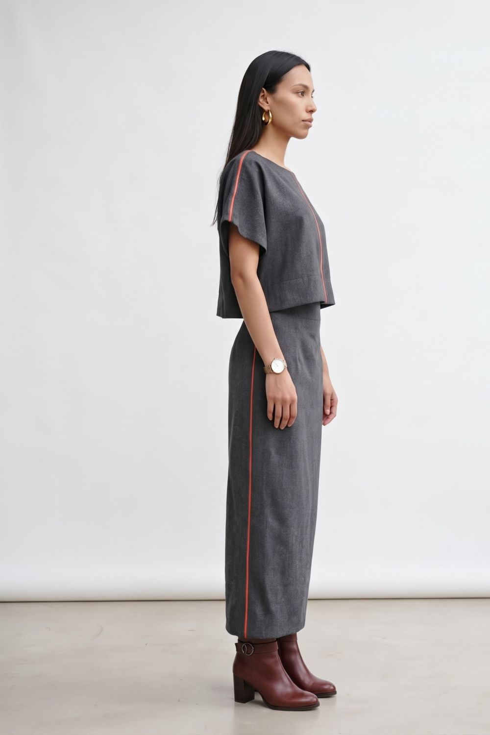 EASE GREY WOOLLEN SET