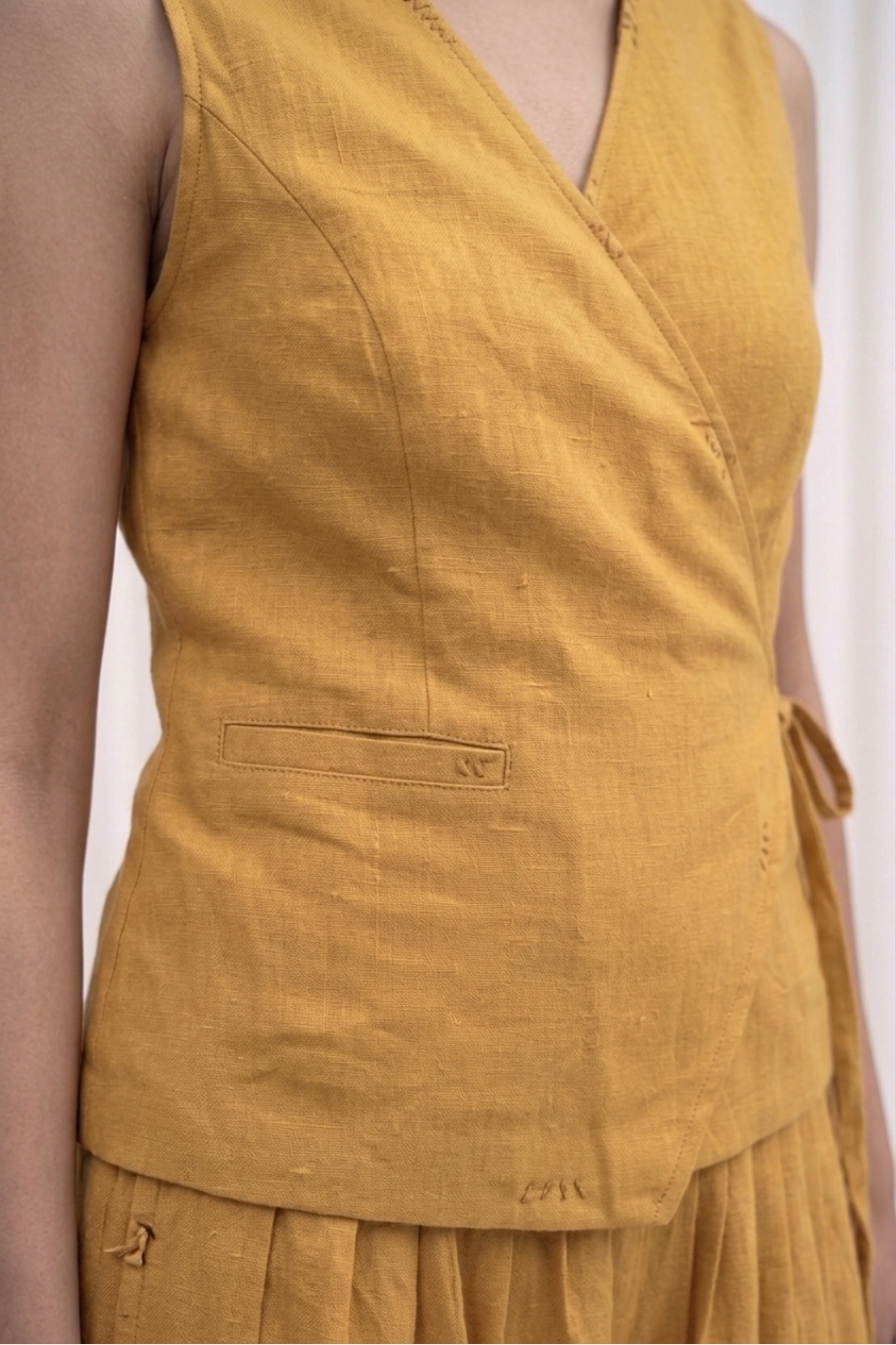 SYLVIA BEIGE WAISTCOAT
