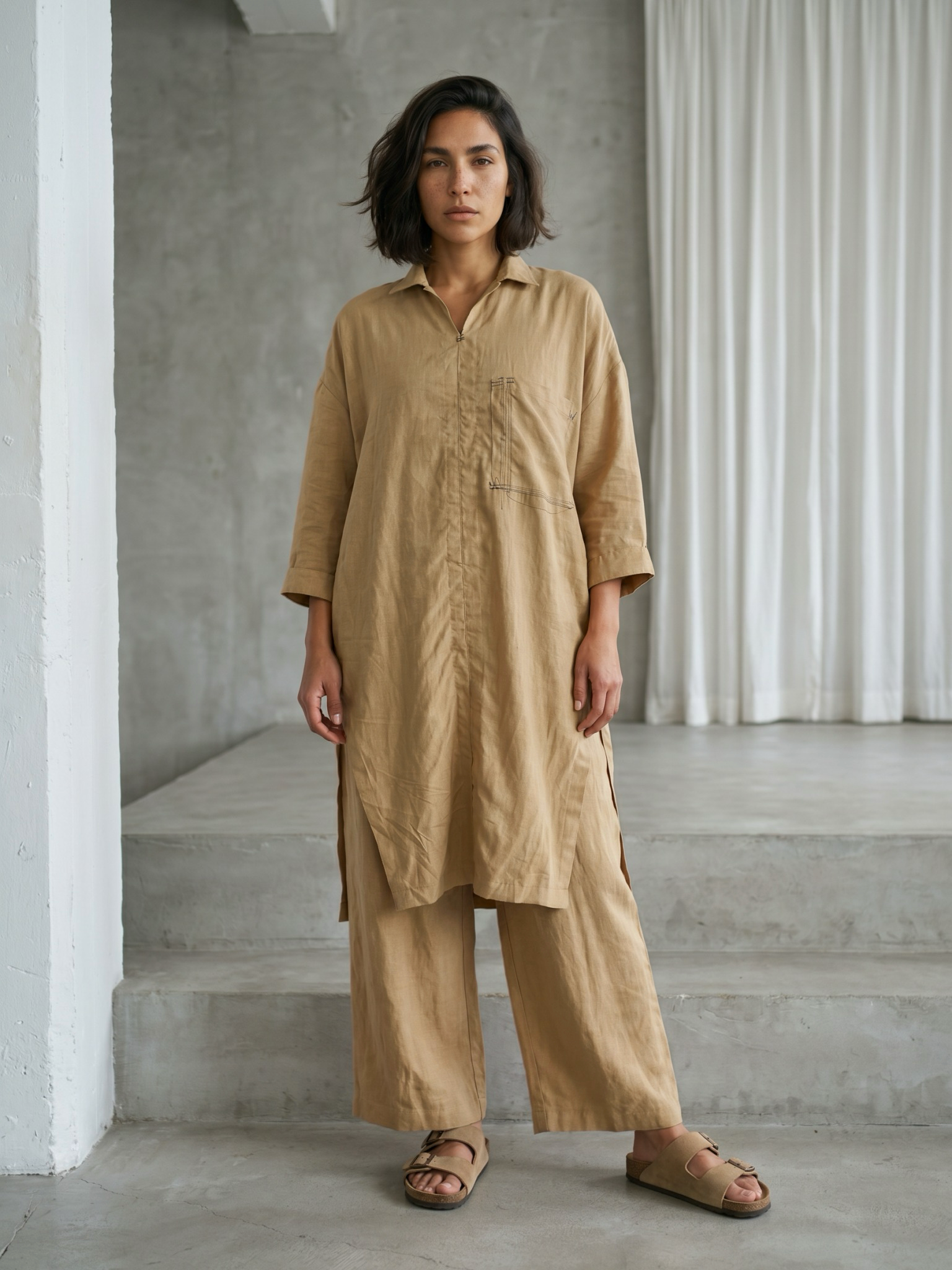 BLAKE SAND BEIGE TUNIC