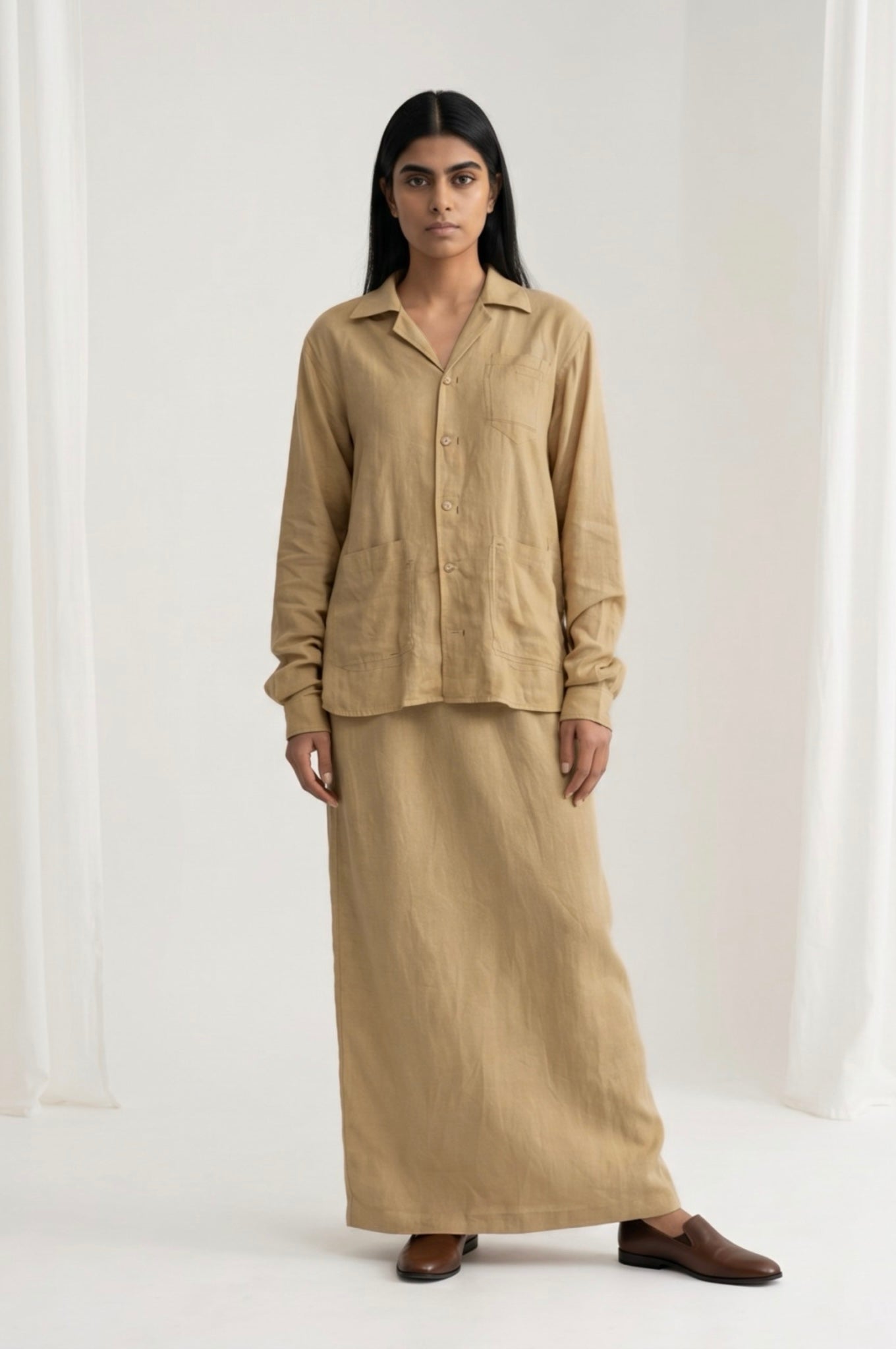 RENELLE BEIGE SHIRT