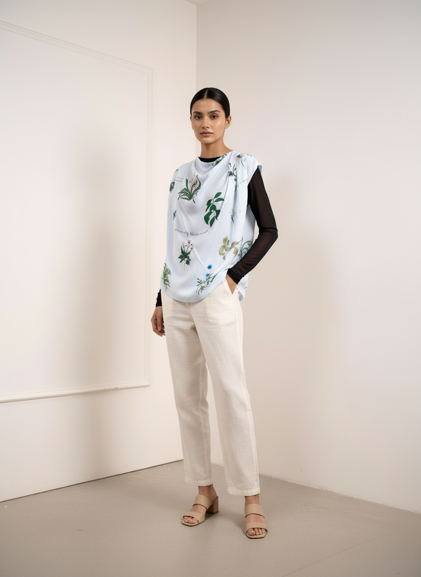 MISTELLE PRINTED TOP