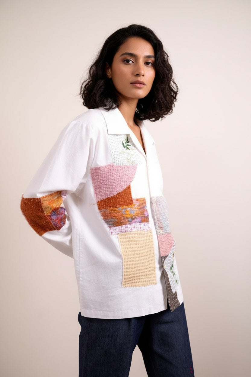 NOVELLE PATCHWORK SHIRT