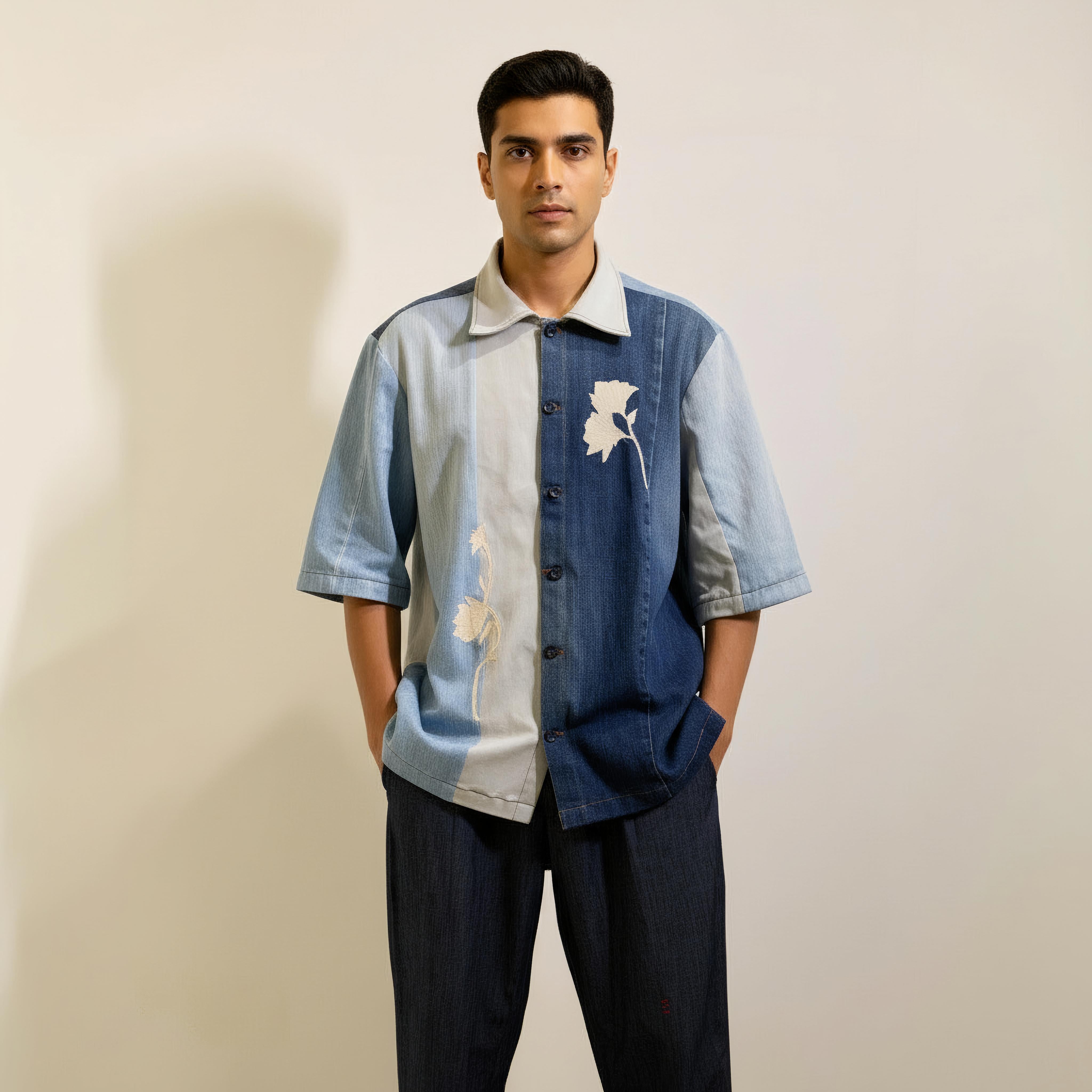 ANDES PANELLED SHIRT