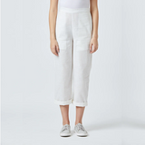 Tapered White Pants
