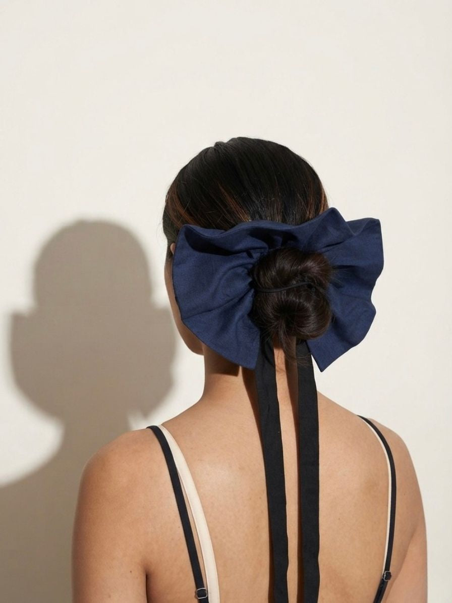 Joy Scrunchie Indigo