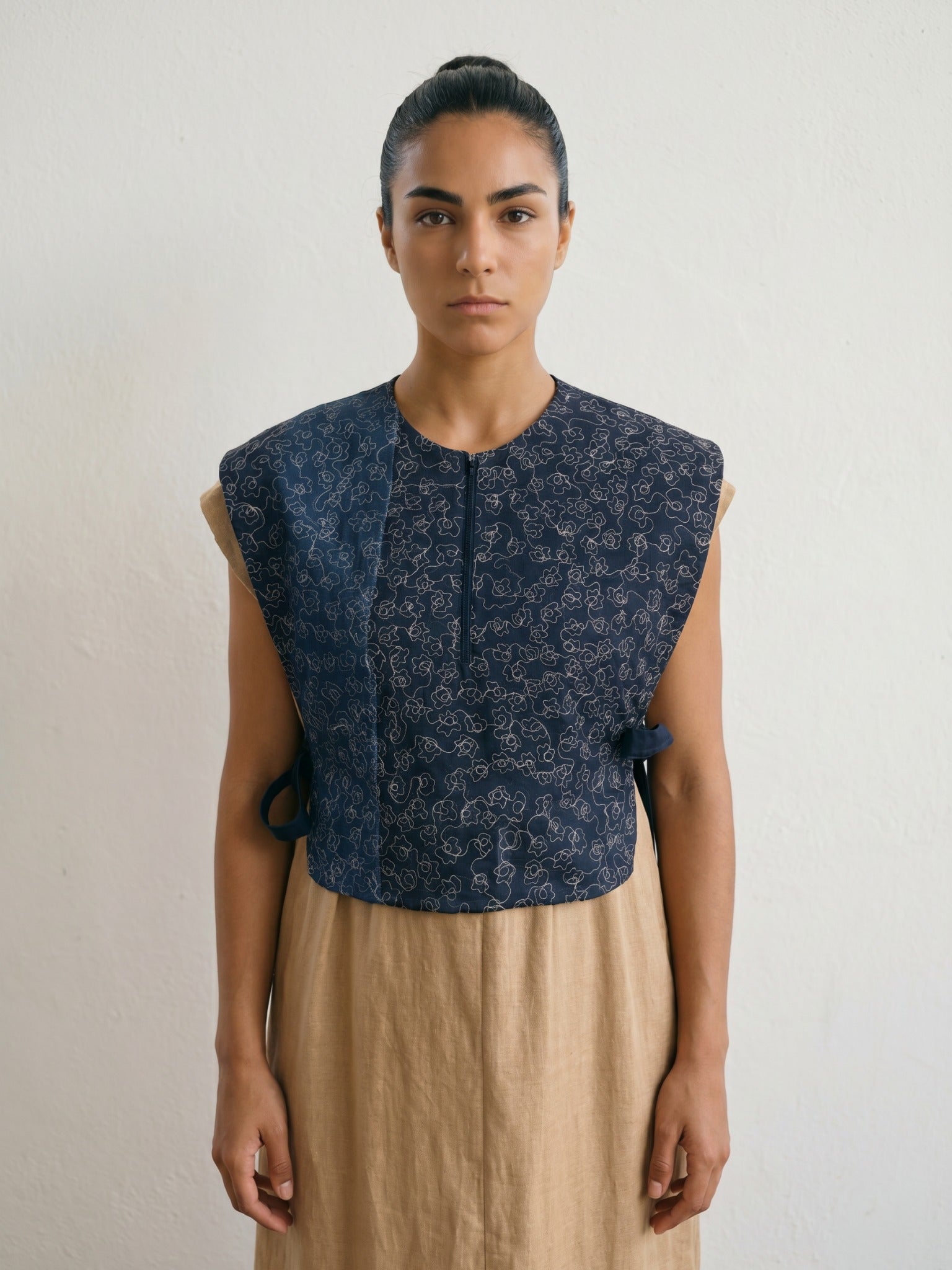 ECLIPSE LITTLE FLOWER TOP BLUE