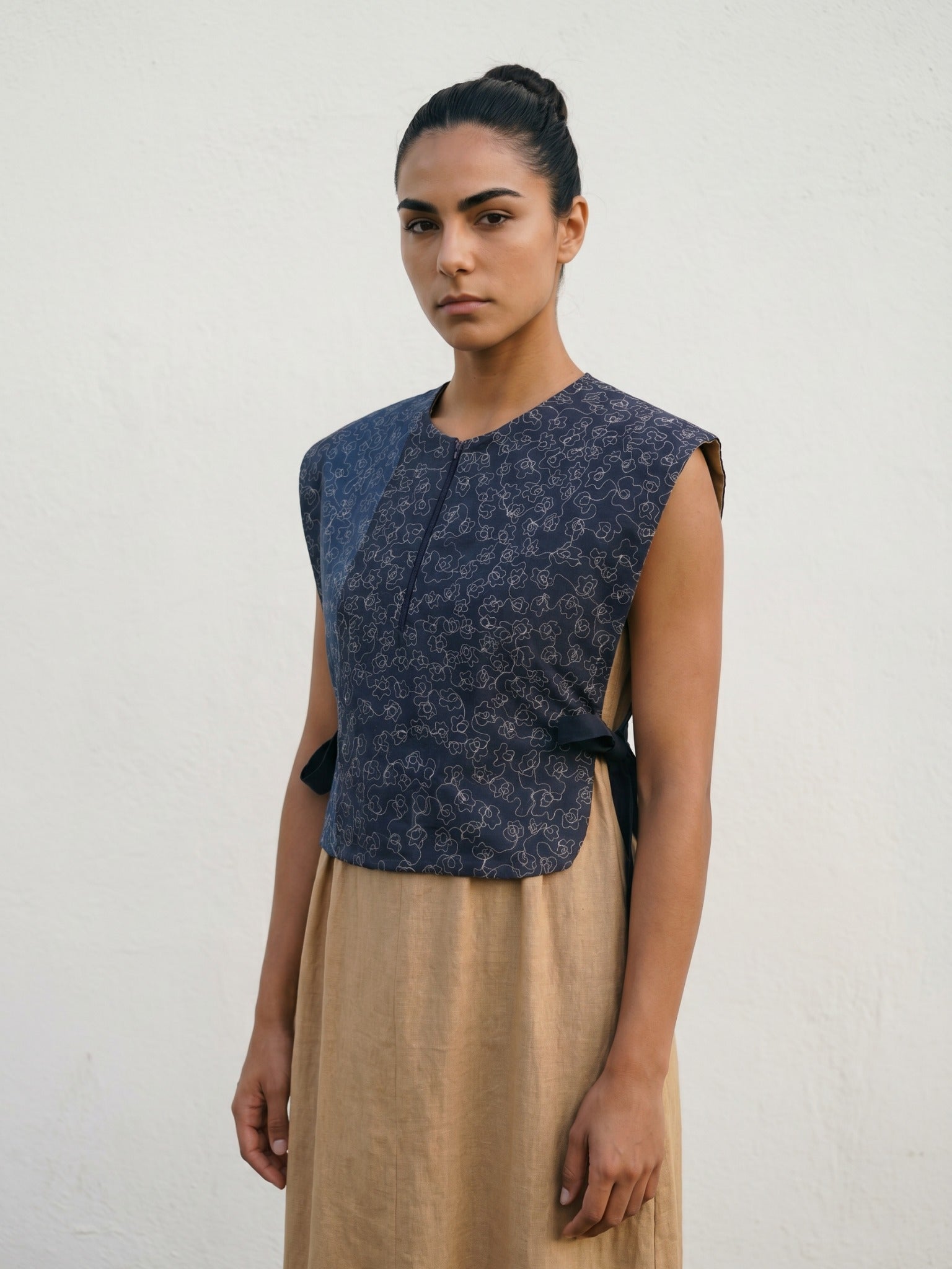 ECLIPSE LITTLE FLOWER TOP BLUE