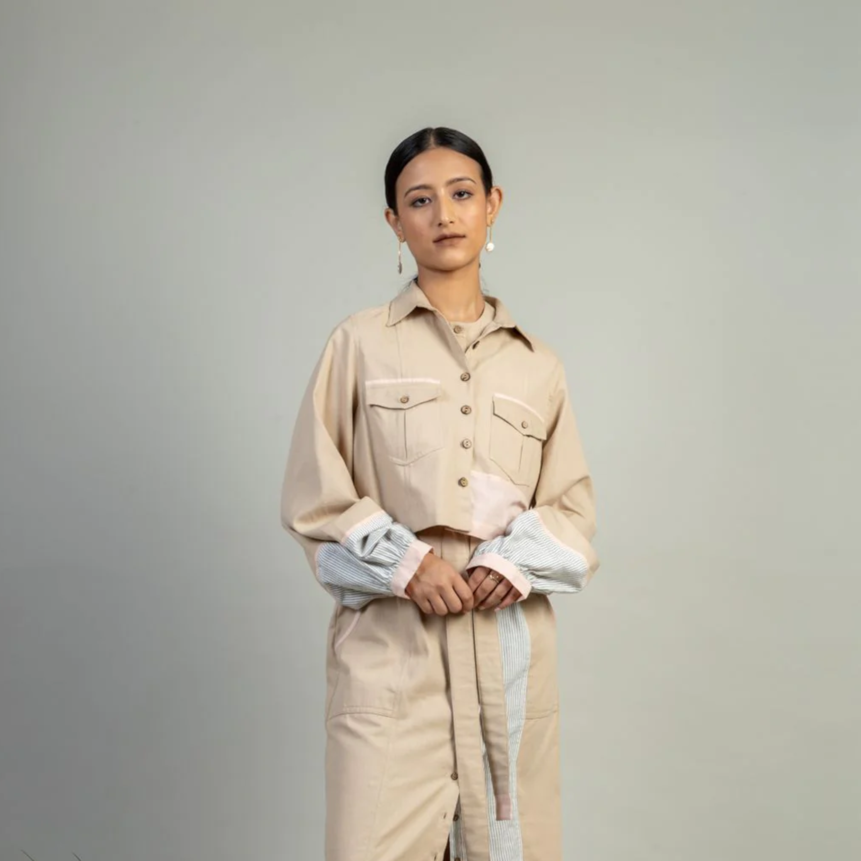 Janet Beige dress