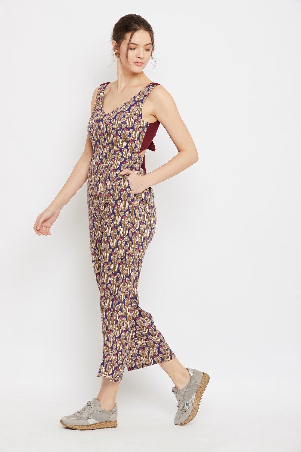 Caitlin Printed Jumpsuit